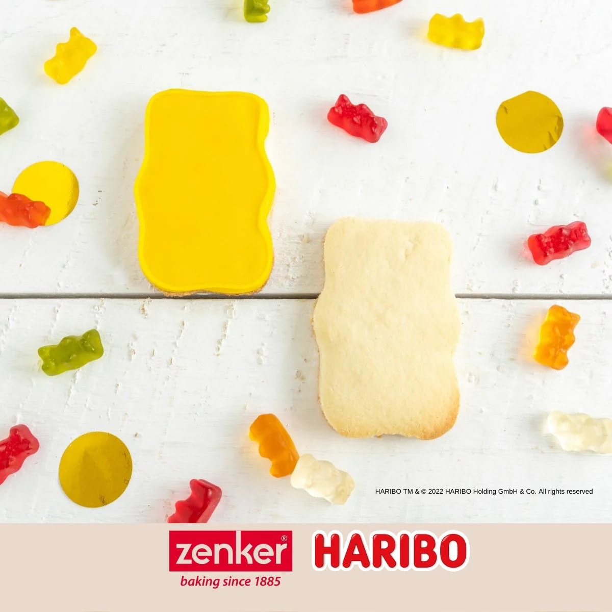 Lot de 3 emporte-pièces oursons en inox Zenker Haribo