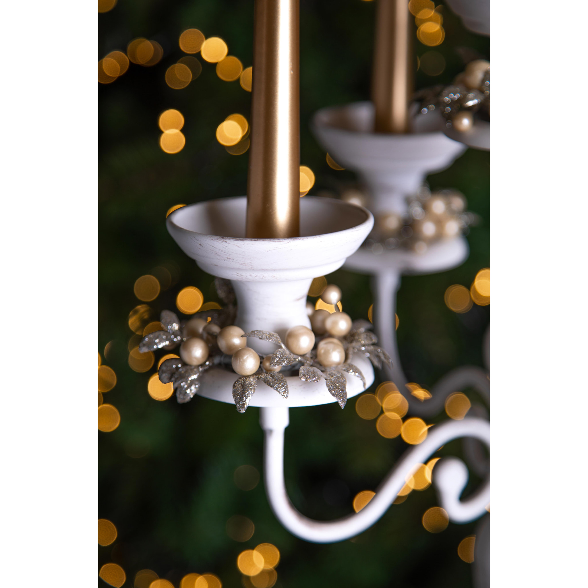 Girocandela con bacche - Pezzi 12 - ORO - Bianchi Dino SpA