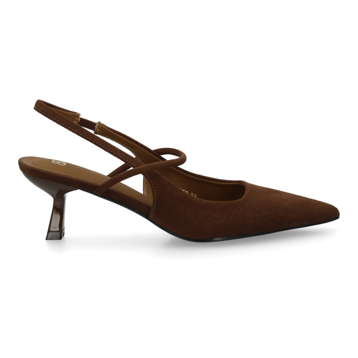 Zapatos de tacon destalonados elegantes