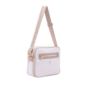 Borsa a tracolla da donna - Modello Iduna - Ecopelle e poliestere - 24.0 x 29.0 x 11.0 cm