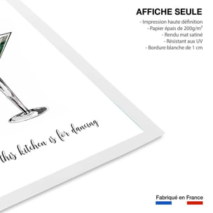 Poster is for dancing Affiche seule