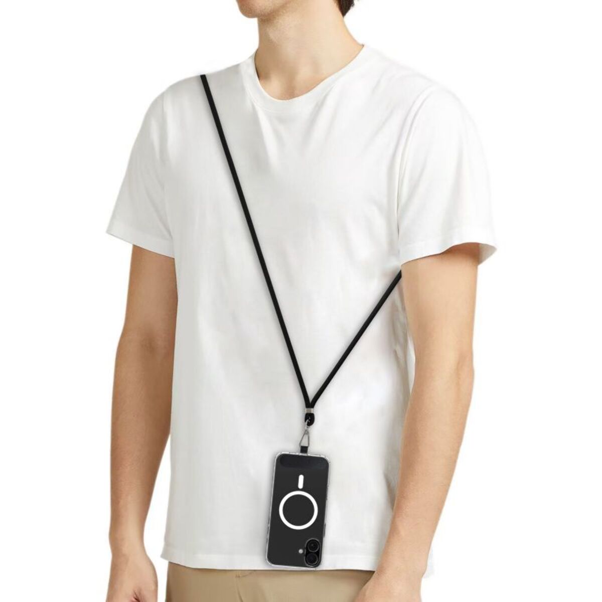 Cordon téléphone ESSENTIELB Amovible Noir