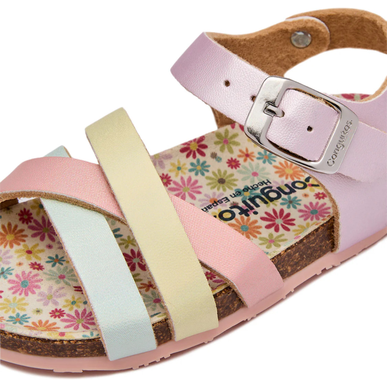 Sandalias Abiertas Bio de Niña en Multicolor