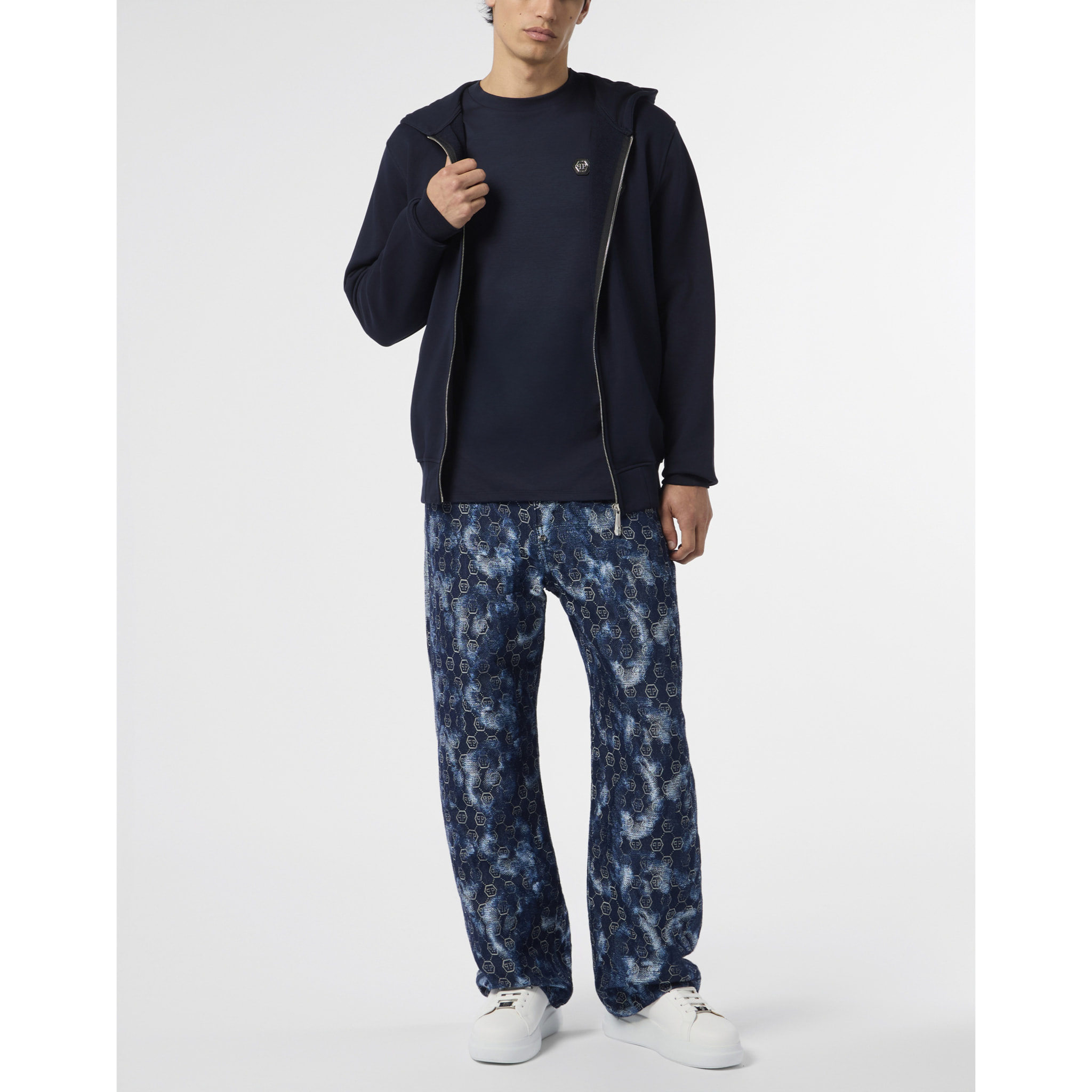 PHILIPP PLEIN Zip Hoodie Basic