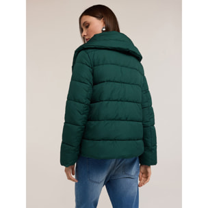Motivi - Piumino pesante con collo alto - Verde