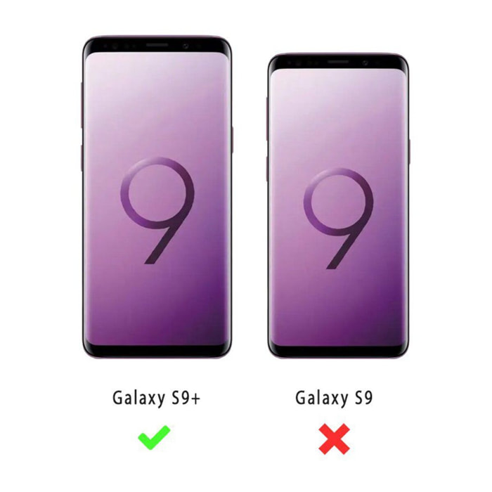 Coque Galaxy S9 PLUS Samsung 360 degrés intégrale protection avant arrière silicone transparente