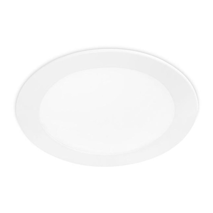 Forlight Easy Round Ø170mm downlight en formato circular con luz led blanco cálido 3000K en color blanco