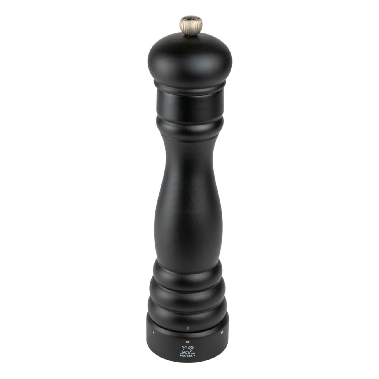 Moulin à poivre manuel u'Select, en bois noir mat 27 cm Auberge