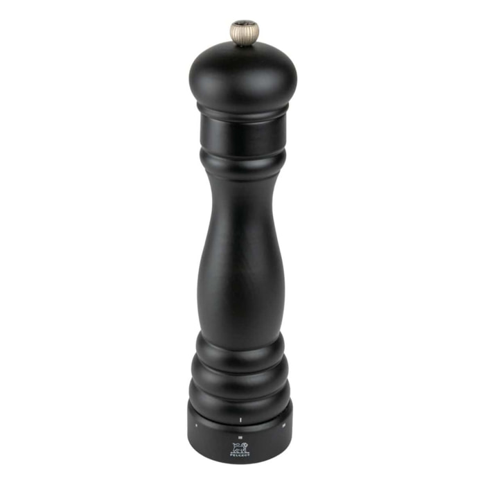 Moulin à poivre manuel u'Select, en bois noir mat 27 cm Auberge