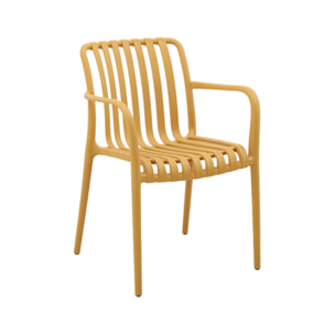 Fauteuil de jardin plastique (lot de 4) AGATHE FAUTEUILS