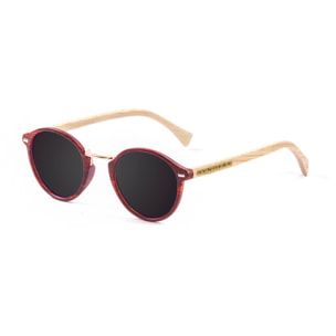 GAFAS DE SOL SUNPERS BIARRITZ WOOD METAL BRIDGE de color Negro