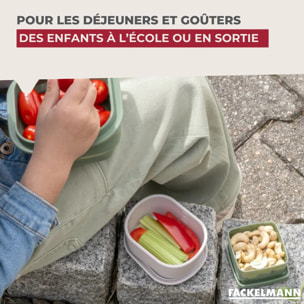 Lot de 6 boîtes hermétiques 3,5 cl avec 6 ustensiles de cuisine Fackelmann Storage