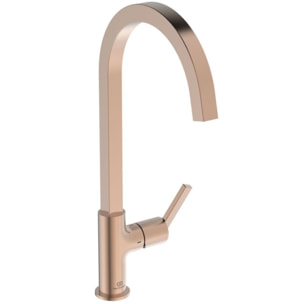 Robinet de cuisine IDEAL STANDARD Gusto carre Rose