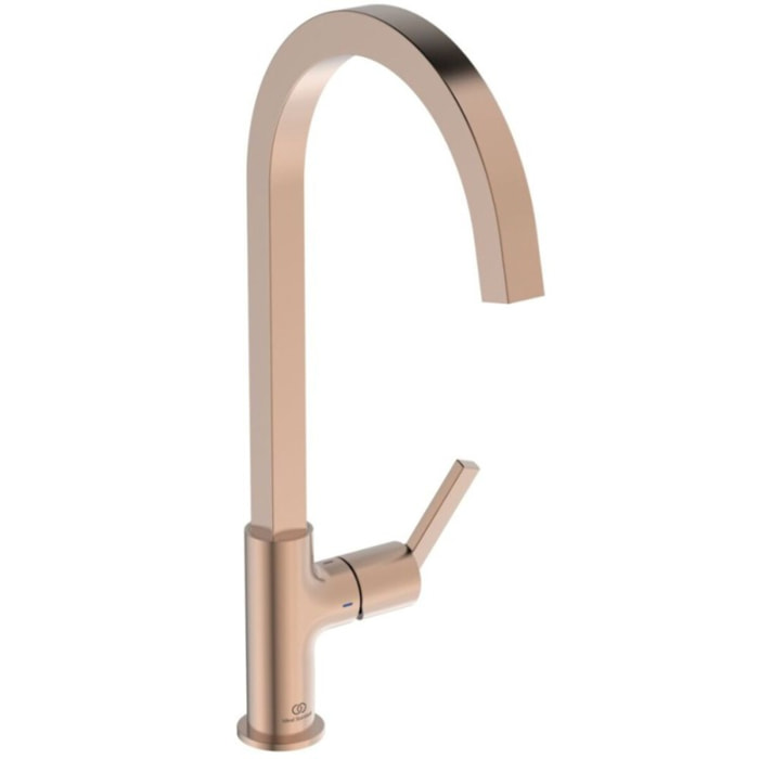 Robinet de cuisine IDEAL STANDARD Gusto carre Rose