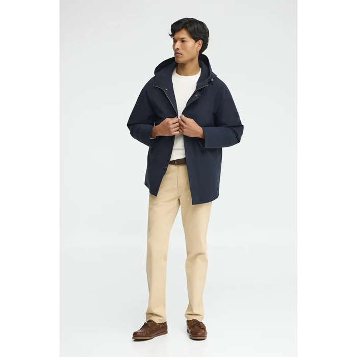 Chaqueta Ellington acolchada azul marino con logo engomado Polo Club