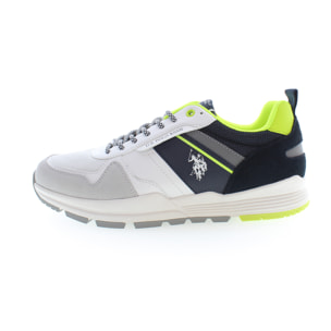 Sneakers U.S. Polo Assn White-Lime