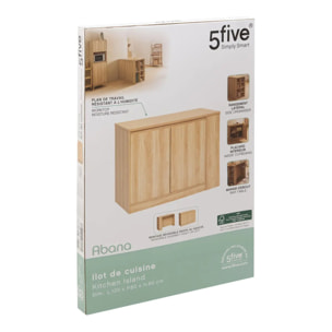 Ilot central Abana bois clair