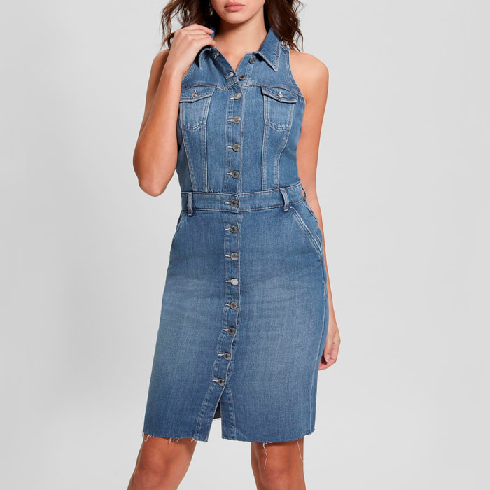 Robe Stacie - bleu denim