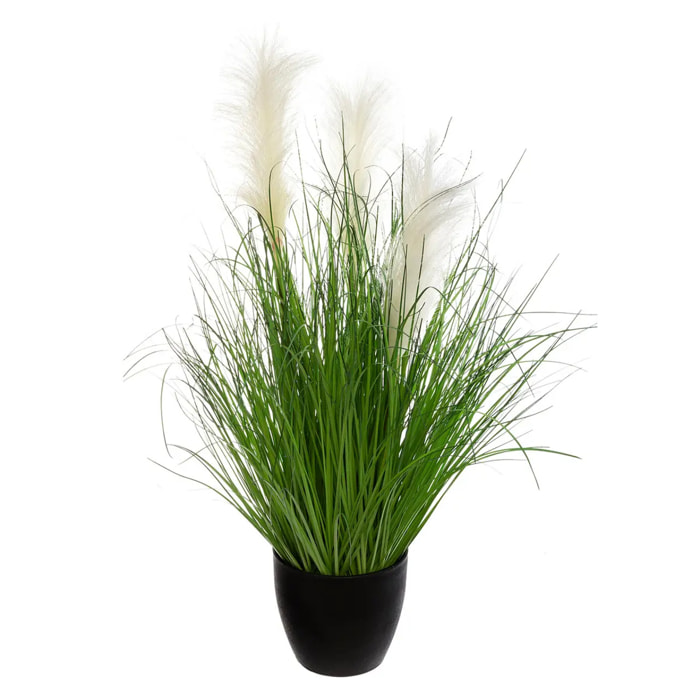 Herbe artificielle en pot H70cm