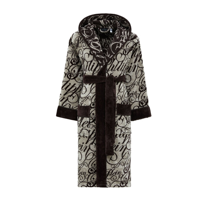 PHILIPP PLEIN Hooded Bathrobe Signature