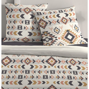 Parure Housse De Couette 3pcs 100% coton 51fils Cheyenne