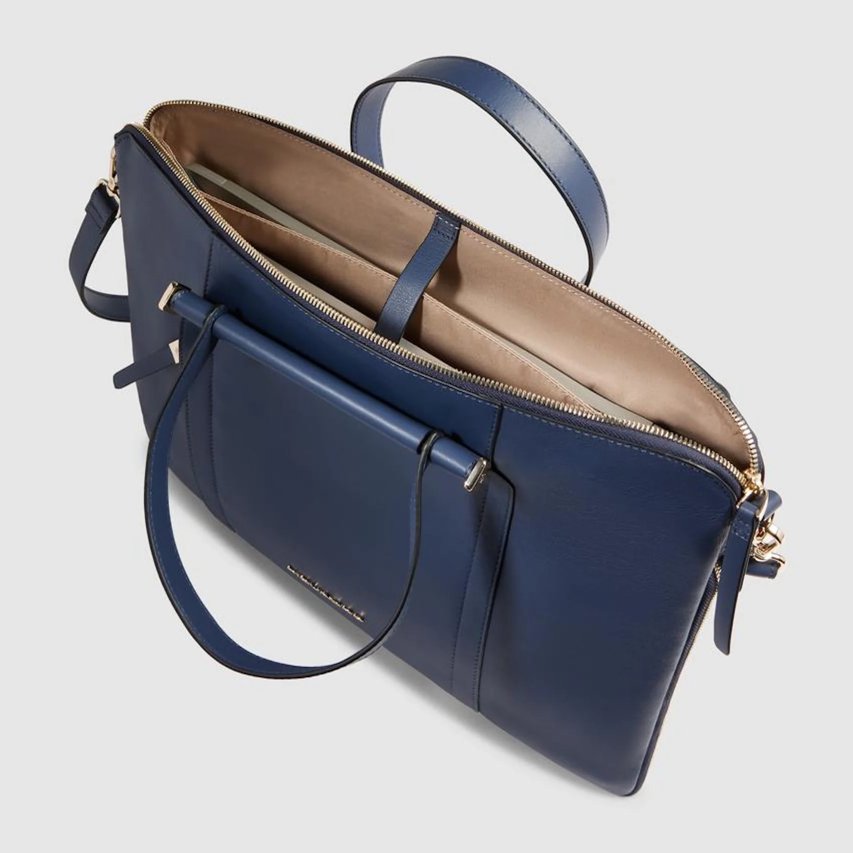 Piquadro Borsa da lavoro porta pc e porta iPad® con protezioni antiurto e anti RFID, espandibile