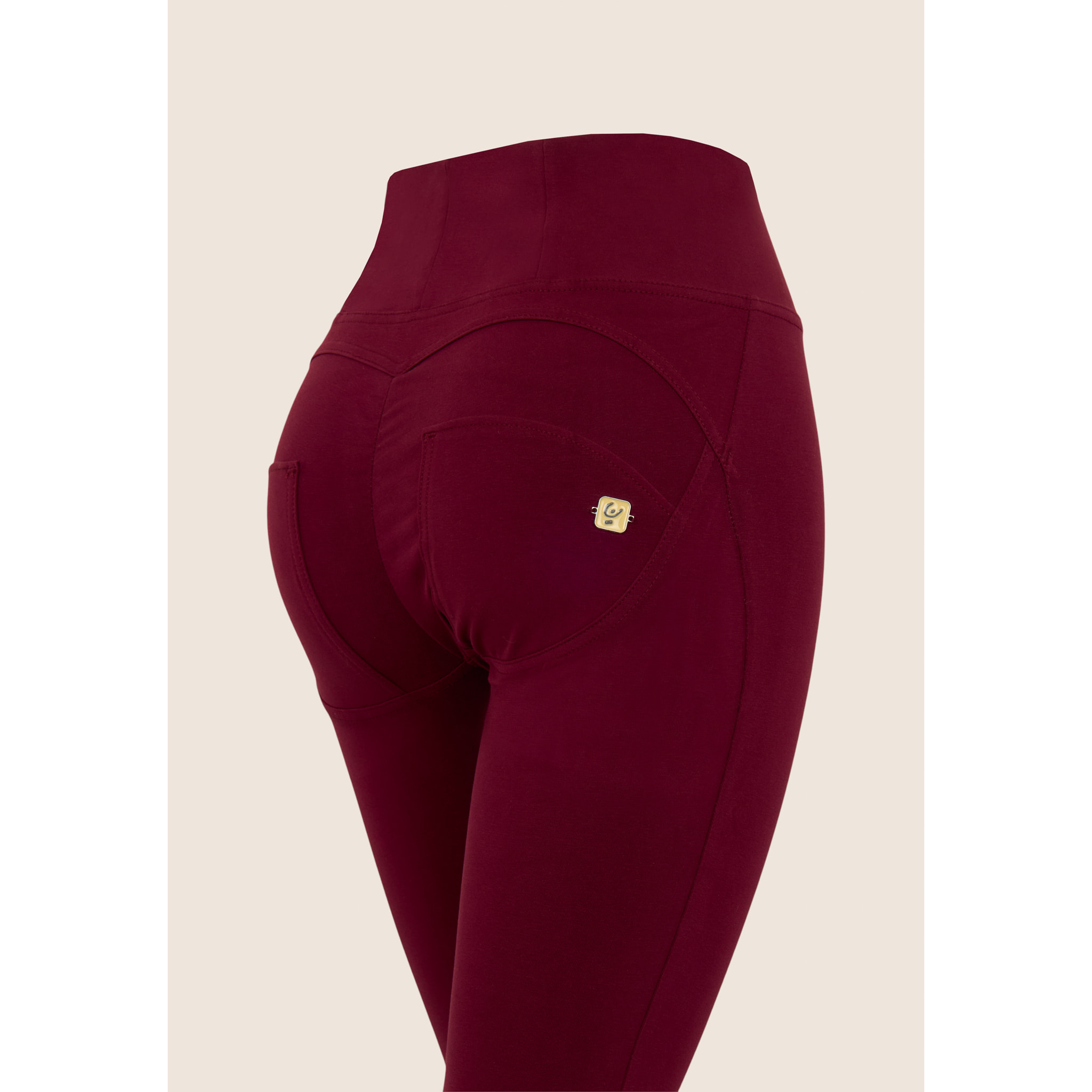 Pantaloni push up WR.UP® 7/8 superskinny vita alta con zip