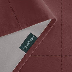 Nappe anti-taches LAO BORDEAUX - en 100 % coton