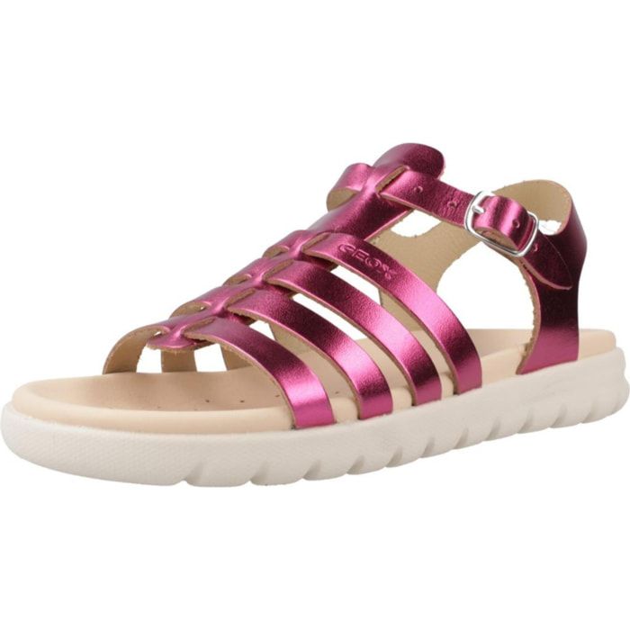 Sandalias Niña de la marca GEOX  modelo J S. SOLEIMA G.B - METAL.LEA ROSA