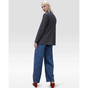 Blazer doppiopetto con strass