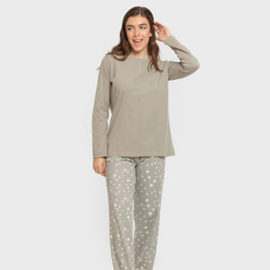 Pigiama lungo da donna little star