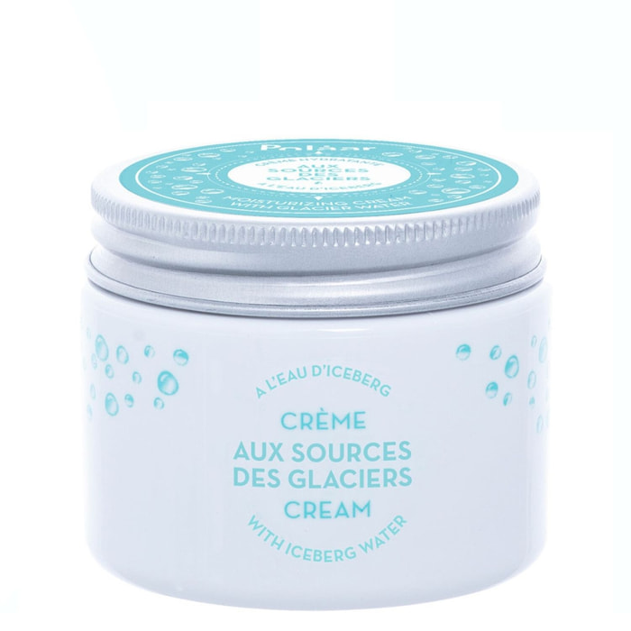 Aux Sources Des Glaciers - Crème Hydratante Visage à L'Eau d'Icerberg 50 ml