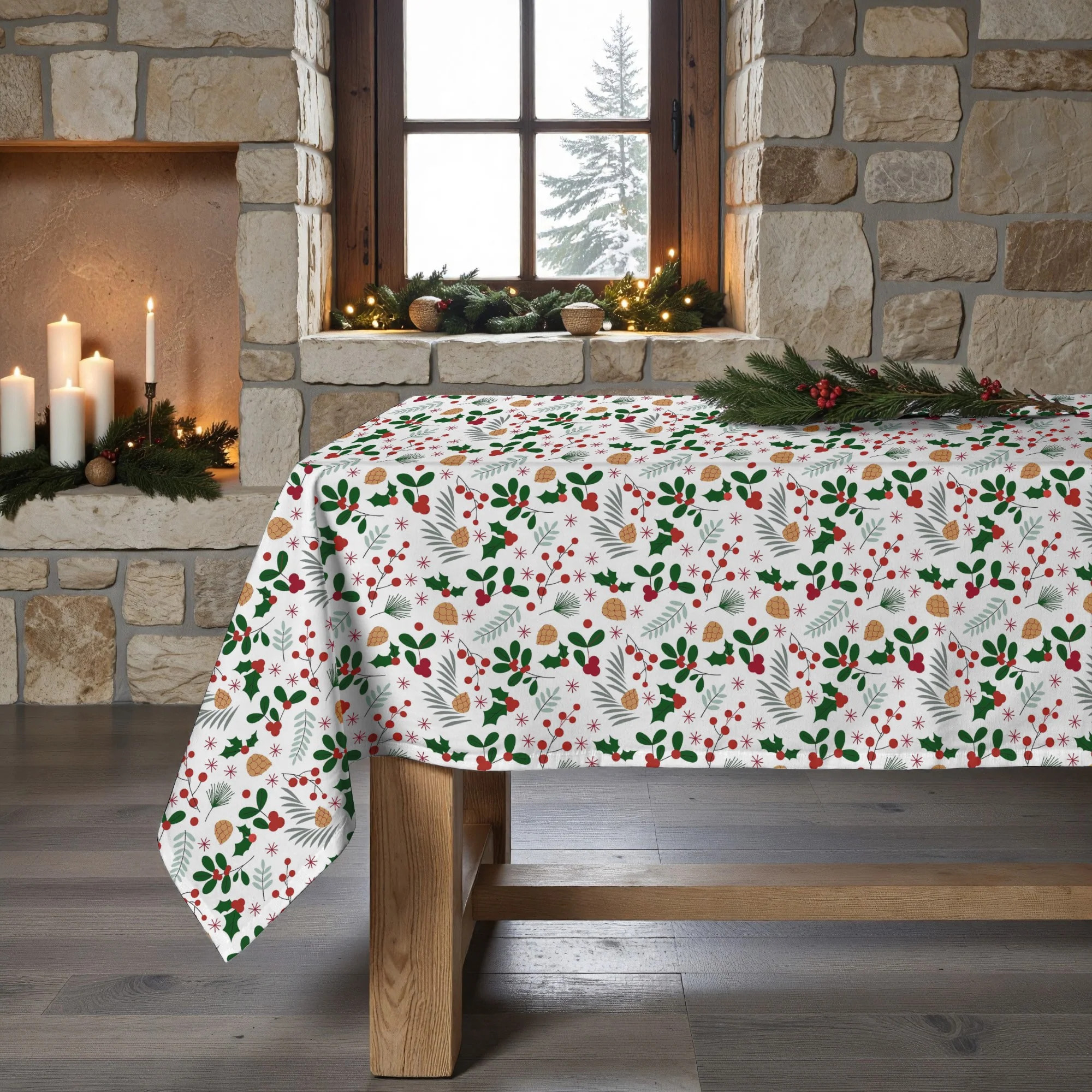 Nappe en résine Anti-tâches Merry Christmas 59