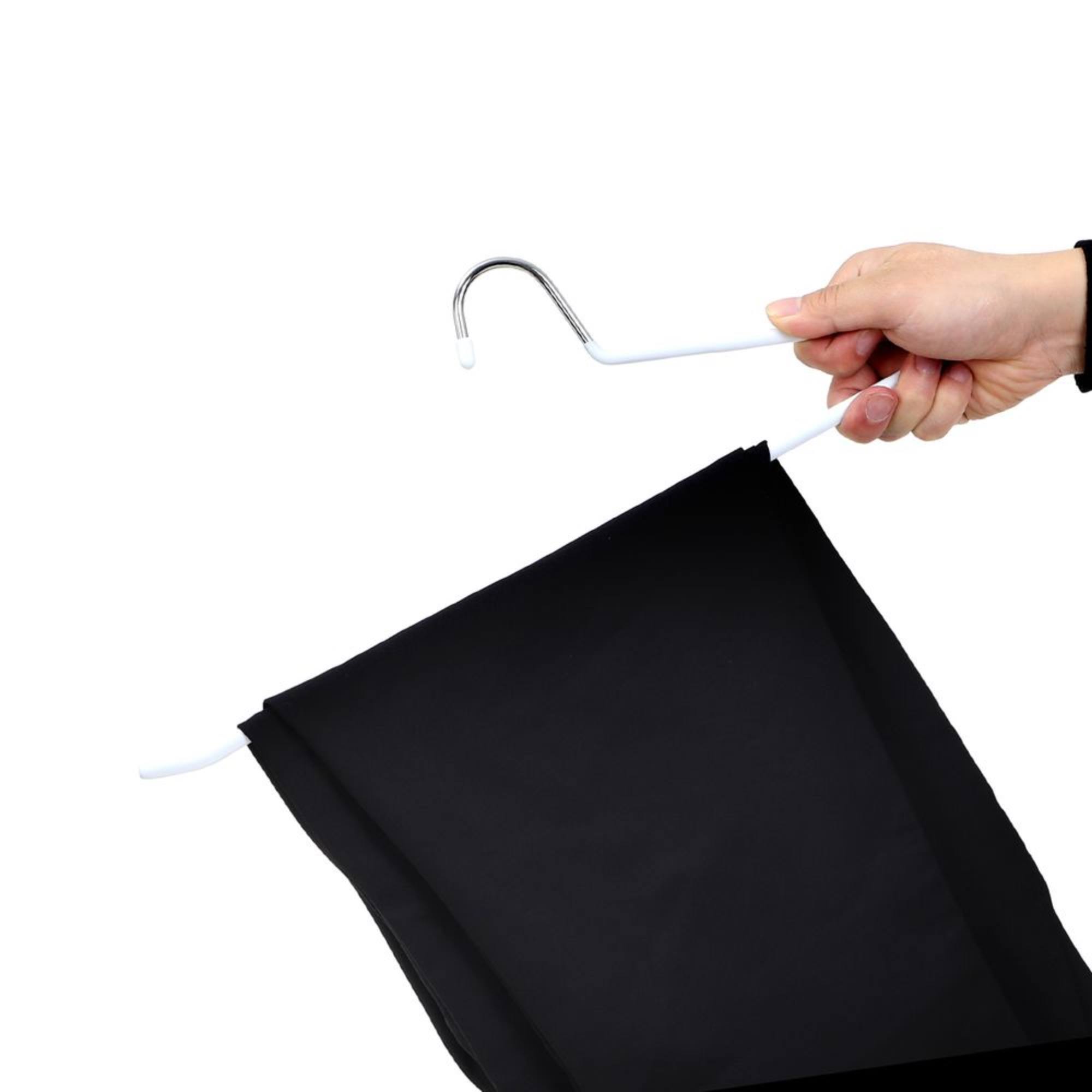 Set de perchas para pantalones con refuerzo - Antideslizante con recubrimiento de PVC