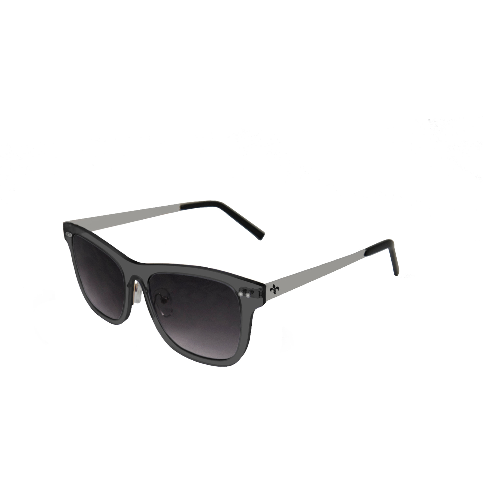 Gafas de sol LENOIR FERRAND - Transparente negro mate / Ahumada
