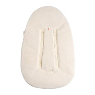 Nid d'ange bébé 5 attaches en sherpa et intérieur gaze de coton