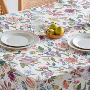 Nappe imprimée anti-tâches LISSI MULTICOLORE