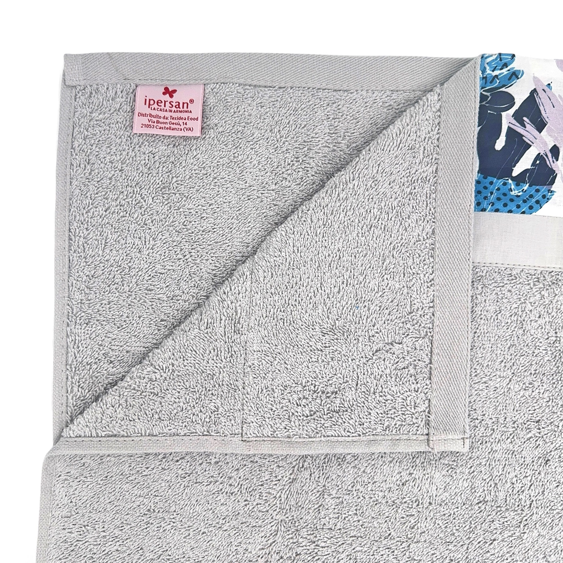 Set Spugna MORA 2 Pezzi: Viso+Ospite - Grigio - 450 gr/m² - Puro Cotone