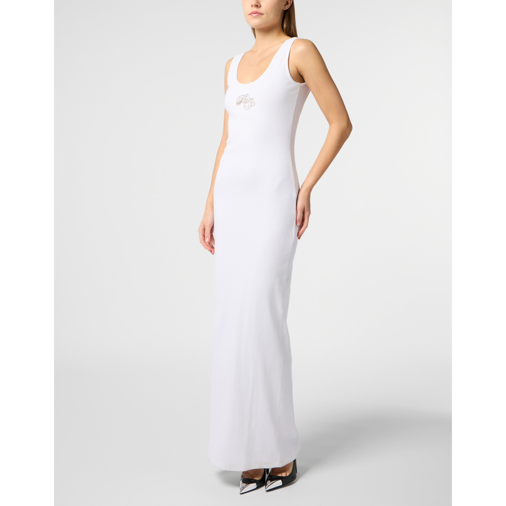 PHILIPP PLEIN Maxi Tank Dress Signature