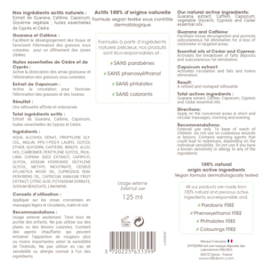 EFFIDERM - Routine Minceur Corps - Gel Minceur Anti-Cellulite Désinfiltrant + Gel Amincissant Chauffant Spécial Zones Rebelles- Aide à éliminer la graisse localisée et à affiner la silhouette