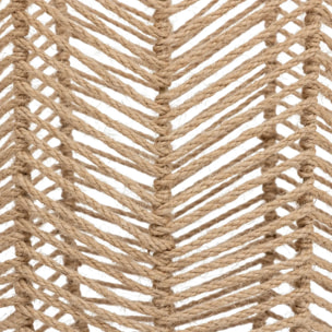 Lot de 3 paniers "The floral" D25/30,8/37,8cm beige