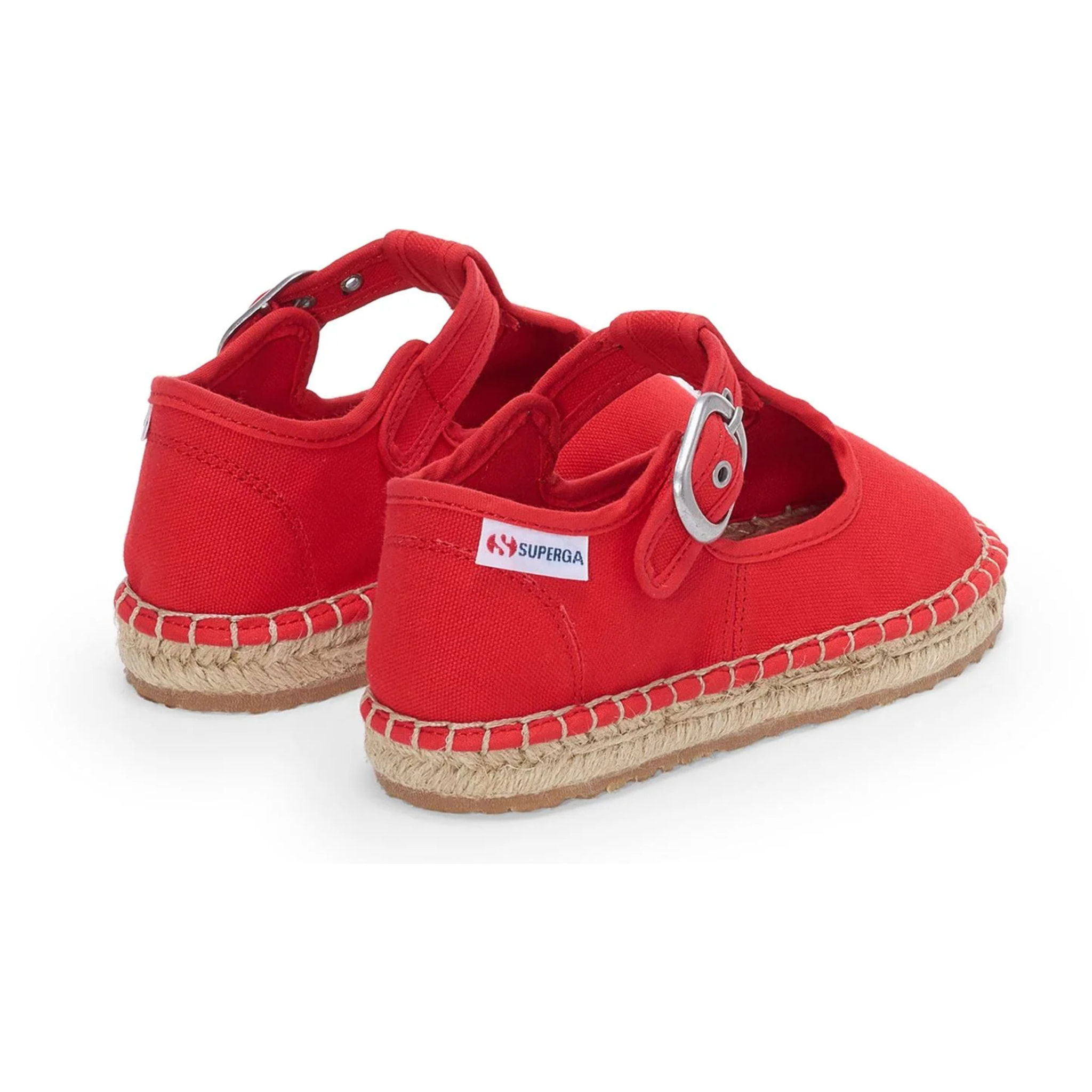 Superga - Alpargatas Niña Rojo - 3010 MARY JANE KIDS ESPADRILLAS