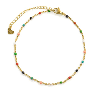 Tobillera Belme acabado oro amarillo 18k