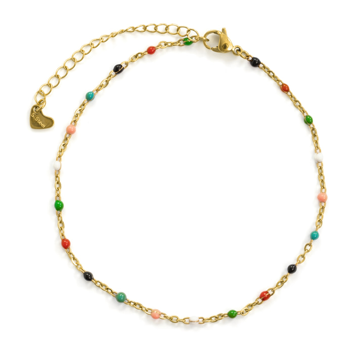 Tobillera Belme acabado oro amarillo 18k