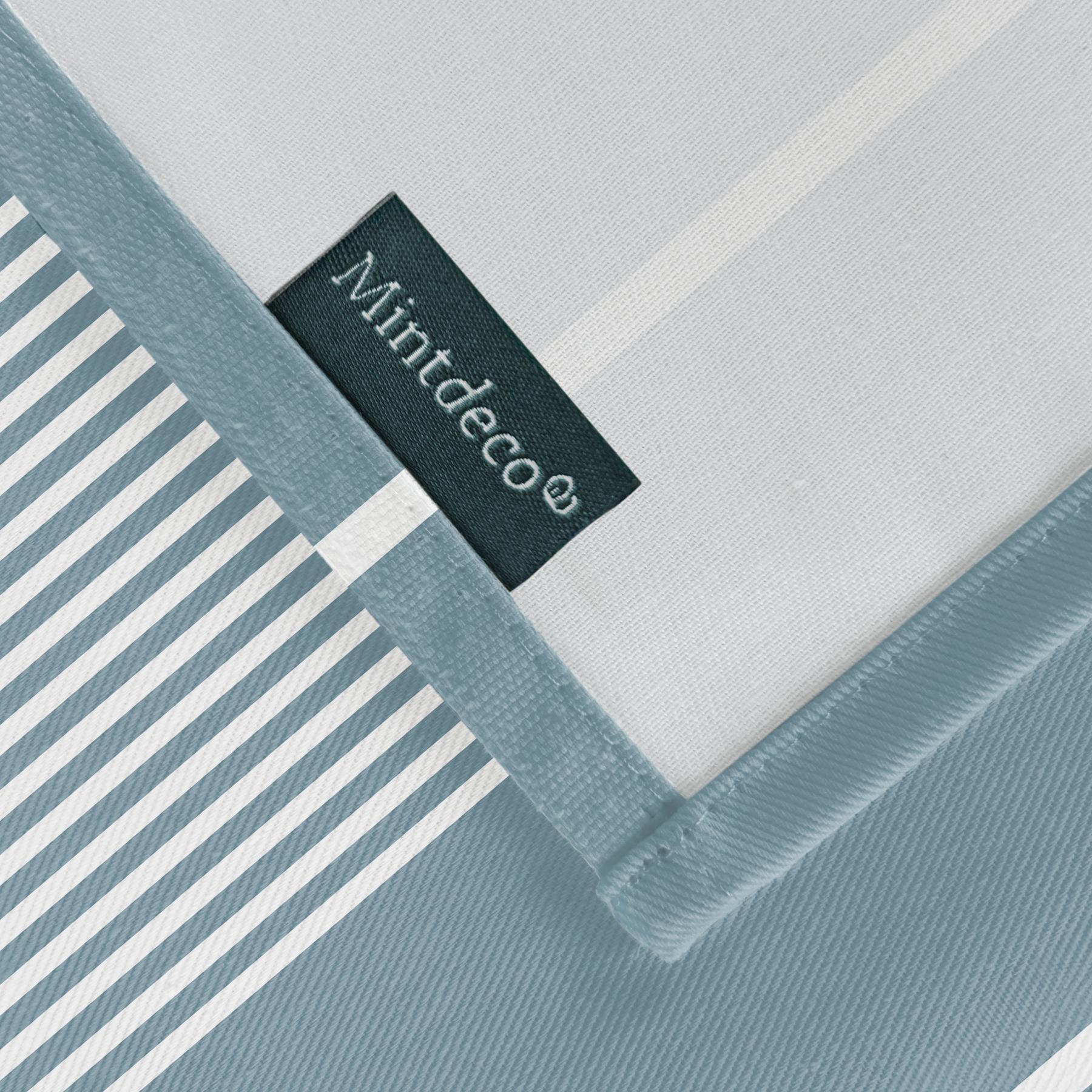 Nappe imprimée anti-tâches MALIBÚ BLEU