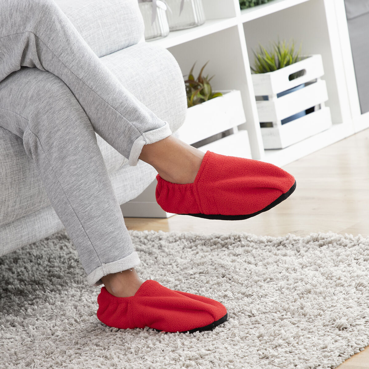 Chaussons Chauffants Micro-ondes InnovaGoods