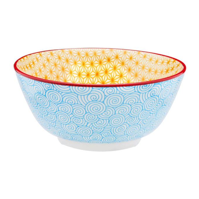 Bol PATTERN Ø15cm - 6 pièces - Color