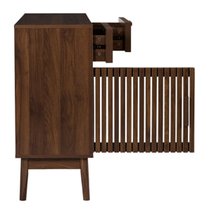 Buffet - HOME DECO FACTORY - Klaus - Élégant - Fonctionnel - Marron