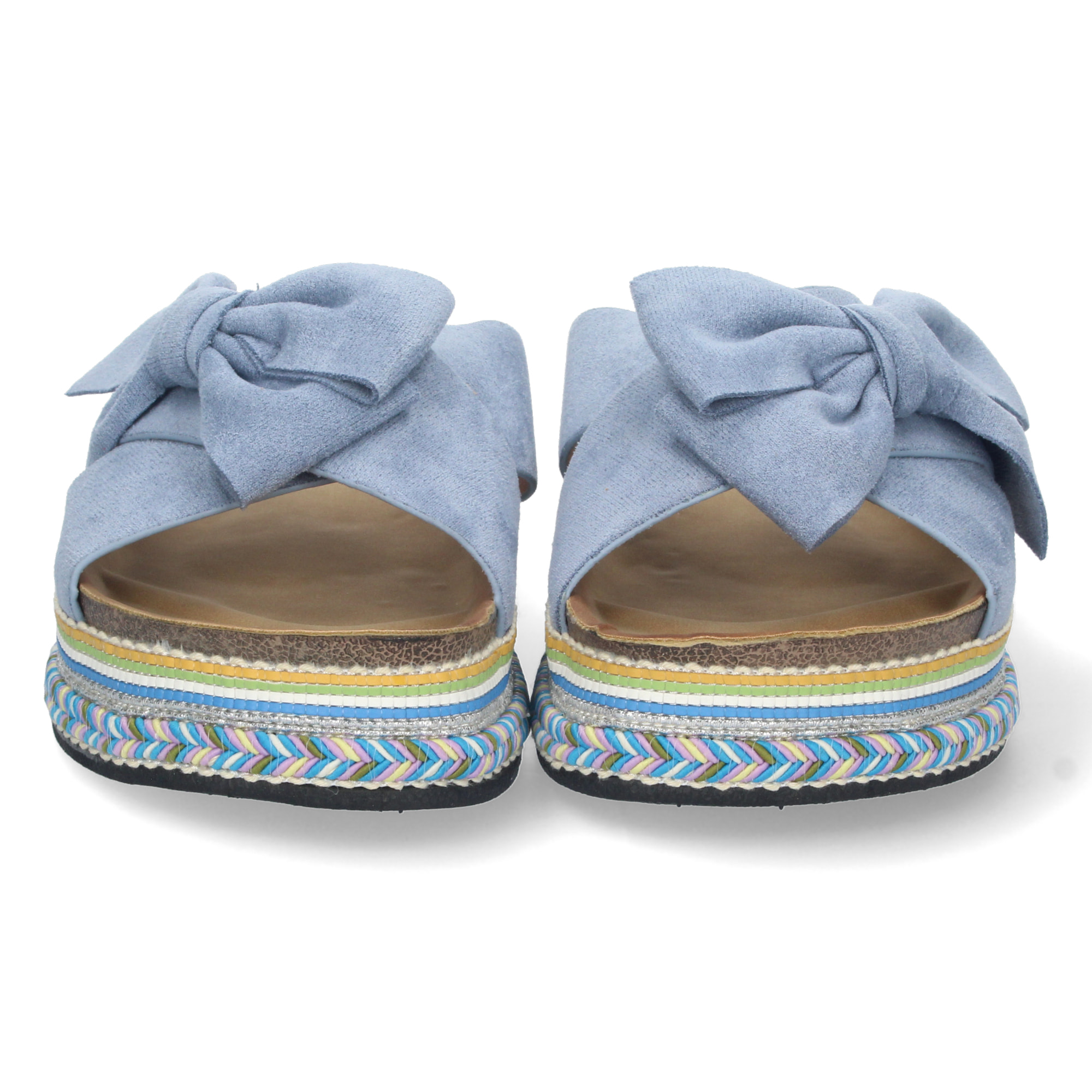 Sandalia de Plataforma con Motivos Etnicos