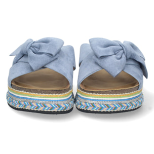 Sandalia de Plataforma con Motivos Etnicos